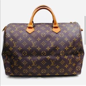S O L D - Louis Vuitton Monogram Speedy 35 Handbag